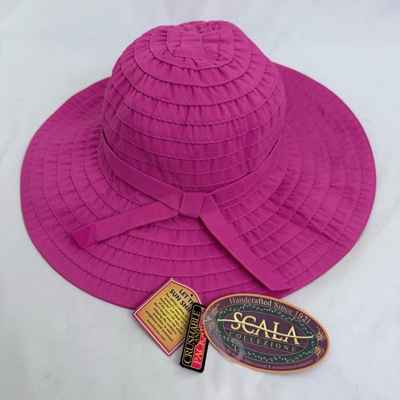 NWT Scala Pink Sunhat - Picture 1 of 5
